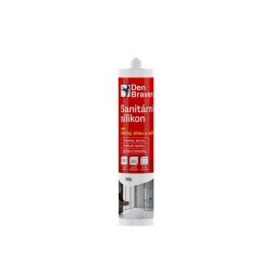 Silikón sanitárny DEN BRAVEN biely 280ml