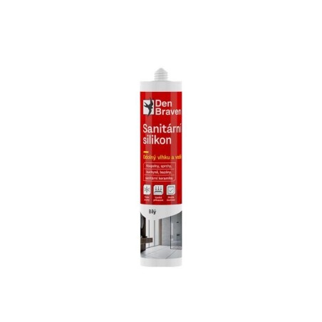Silikón sanitárny DEN BRAVEN biely 280ml