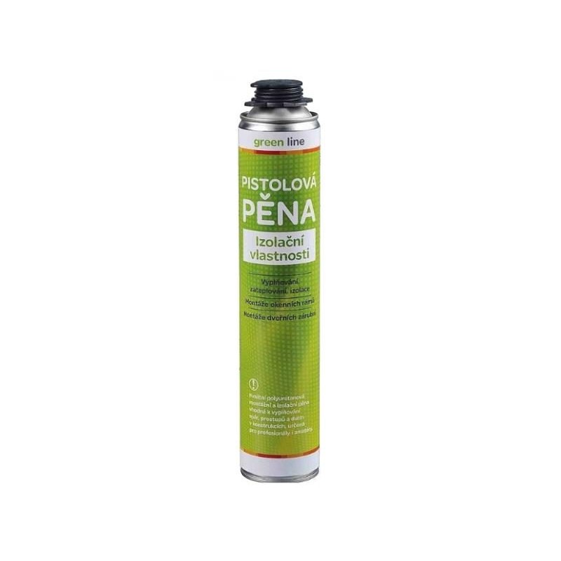Pena DEN BRAVEN GREEN LINE montážna pištoľová 750ml