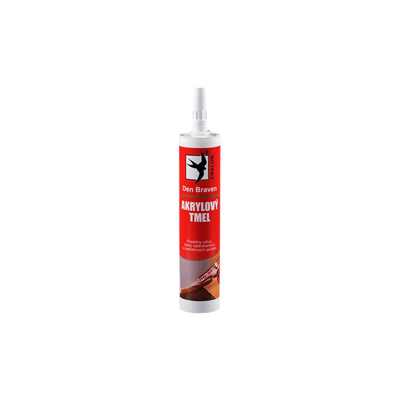 Tmel akrylový DEN BRAVEN biely 280ml