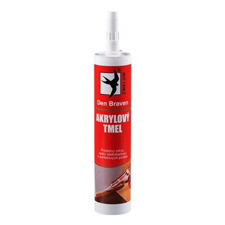 Tmel akrylový DEN BRAVEN biely 280ml