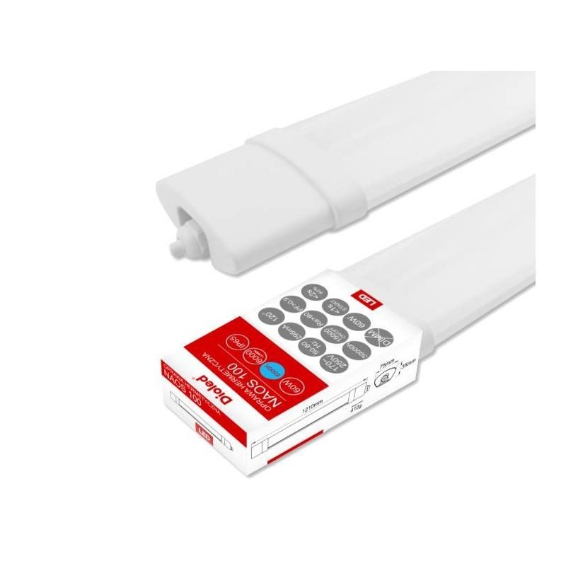 Lineárne DIOLED svietidlo Naos 130 60W 6500K 120cm