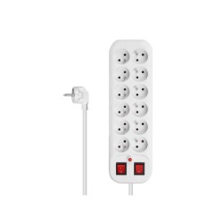 Predlžovací kábel 12 zásuviek 1,8 m DPM PPS51