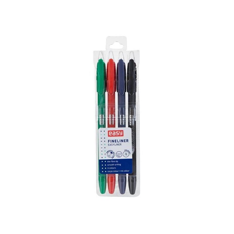 Fineliner EASY Easyliner 4ks