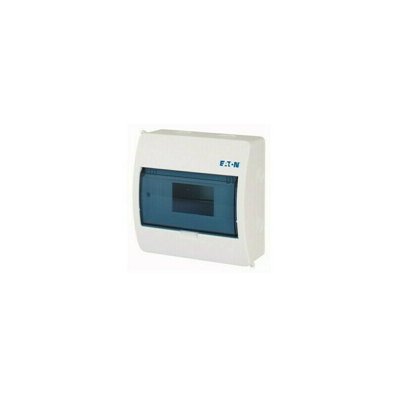 Rozvodnica nástenná EATON 280346 BC-O-1/8-ECO, priehľadné plast. dvere, 1 rad, 8 modulov