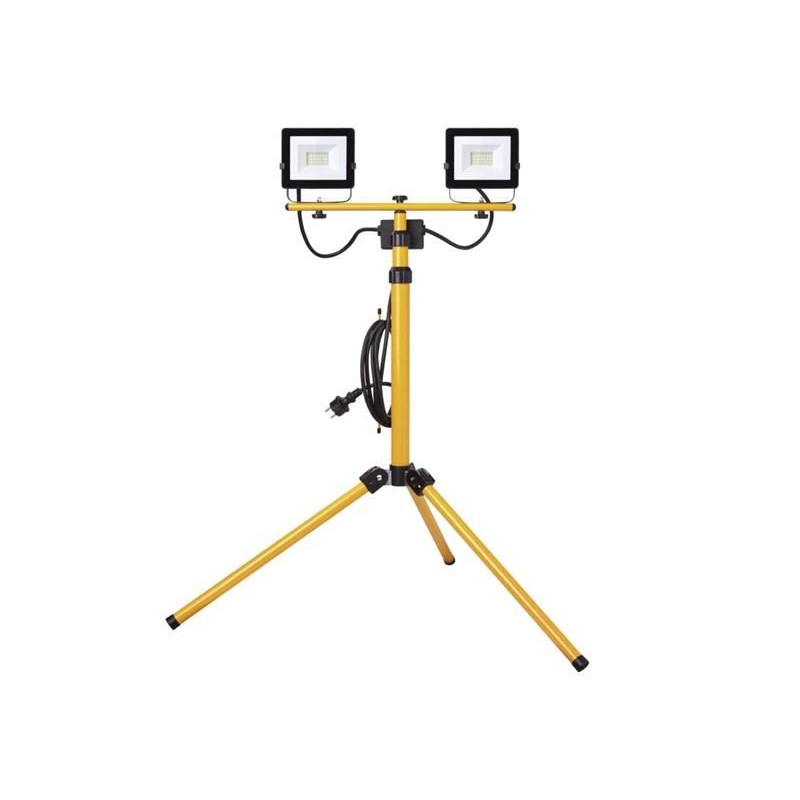 LED reflektor EMOS HOBBY SLIM 2x20,5W so stojanom