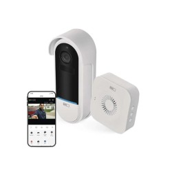 GoSmart domový bezdrôtový batériový videozvonček EMOS H4032 IP-15S s WiFi