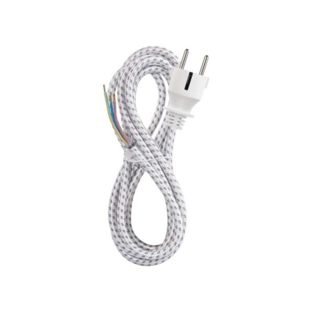 Flexo cord 3x0.75mm braided 2.4m EMOS S00003 for iron
