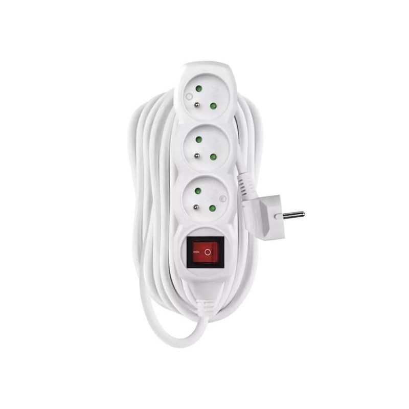Predlžovací prívod 3 zásuvky 10m EMOS P1310