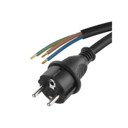 Flexo šnúra guma/neoprén 3x1,5mm2 3m čierna EMOS S03230N