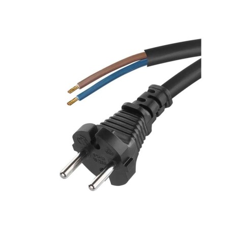 Flexo šnúra guma/neoprén 2x1,0mm2 3m čierna EMOS S03030N