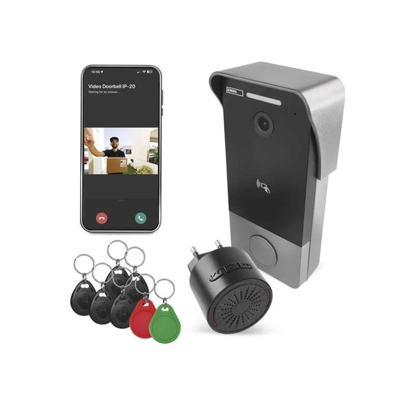 Videozvonček GoSmart EMOS IP-20PoE WiFi Tuya
