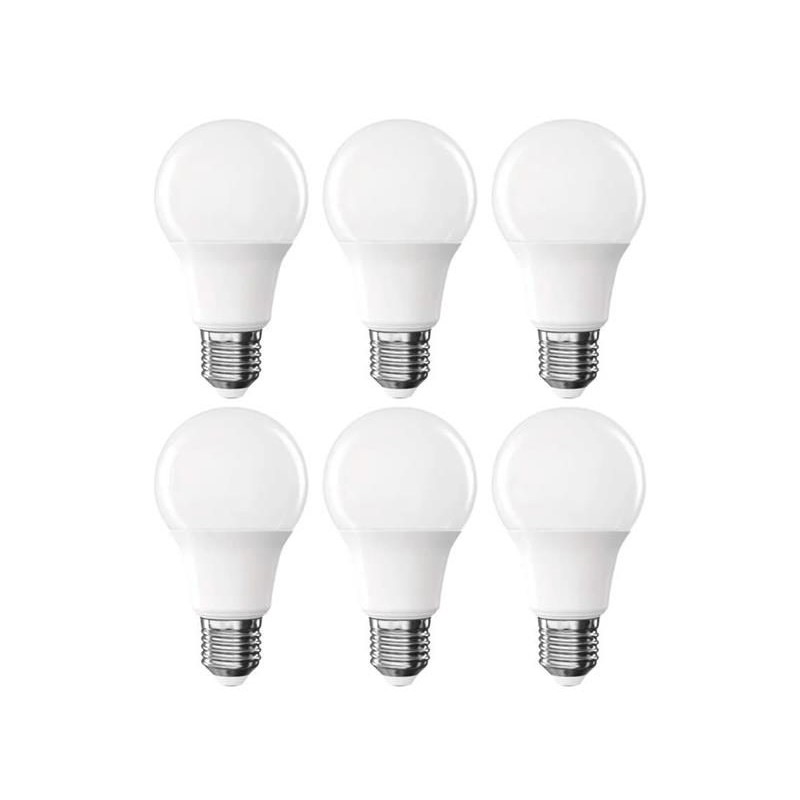LED žiarovka E27 8,8W A60 biela prírodná EMOS ZL5F48.6 6ks