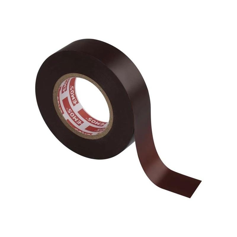 Páska izolačná PVC 19mm/20m hnedá EMOS 1ks