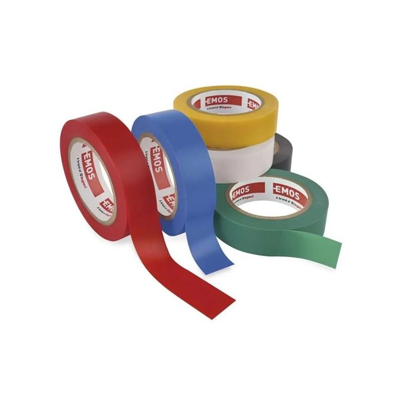 Páska izolačná PVC 15mm/8m mix farieb EMOS 6ks