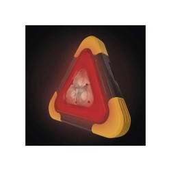 LED varovný trojuholník, nabíjací, COB LED+červená LED EMOS P45010