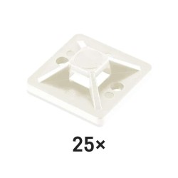 EMOS A2832 20 × 20 mm biela 25 ks