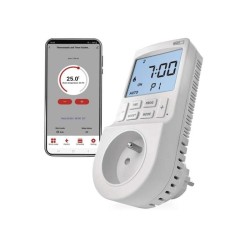 Smart termostat EMOS do zásuvky s funkciou digitálneho časovača 2v1 s WiFi