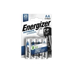 Batérie lítiová AA R6 1,5V ENERGIZER Ultimate 4ks / blister –40°C