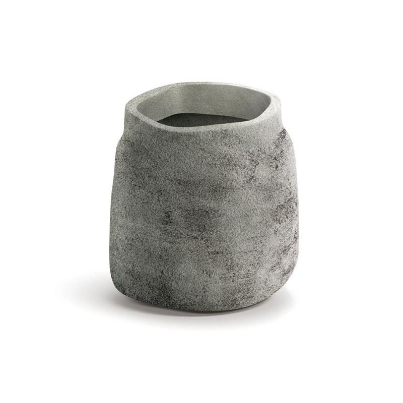 Kvetináč BOGE slaný sivý 38cm