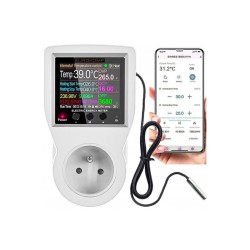 Termostat EUROKOMP E6258 zásuvkový WiFi Tuya