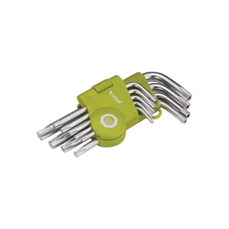Sada L-kľúčov TORX EXTOL CRAFT 66010 9ks