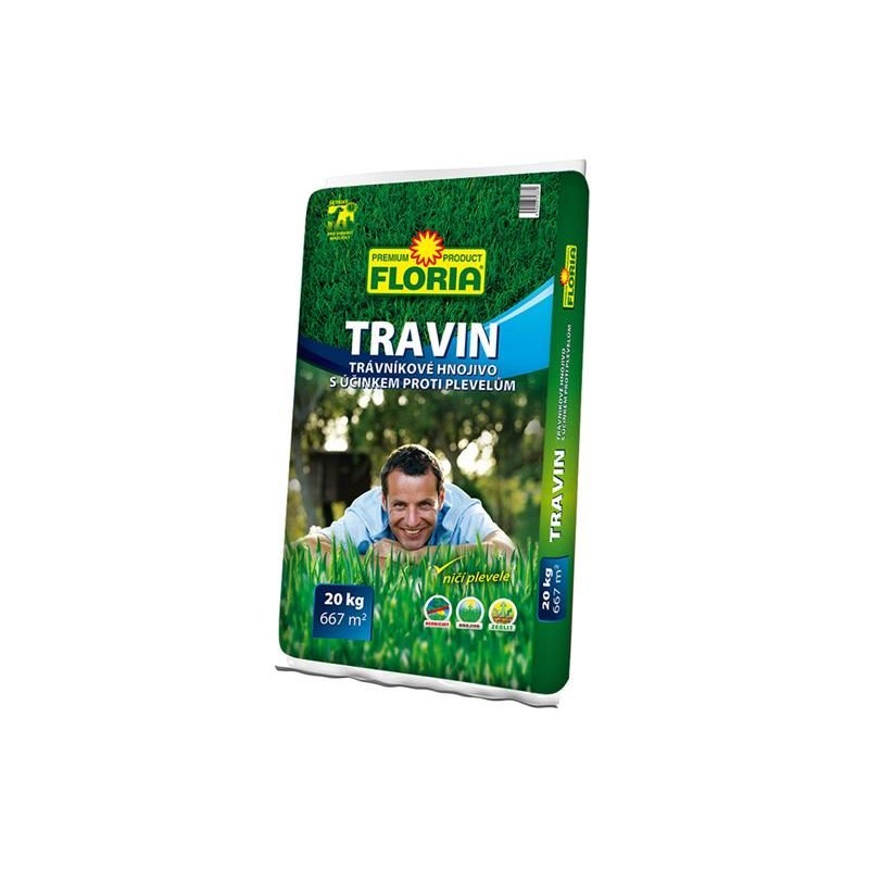 Trávnikové hnojivo FLORIA Travin 20kg