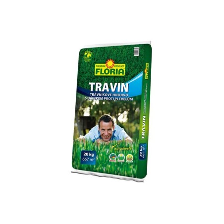 Trávnikové hnojivo FLORIA Travin 20kg