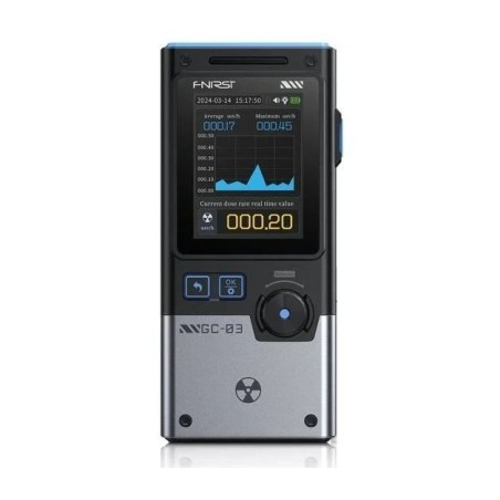 Geigerov čítač pre kontrolu rádioaktivity FNIRSI GC-03.