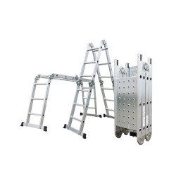 Štafle hliníkové G21 GA-SZ-4x3-3,7m multifunkčné + podlážka