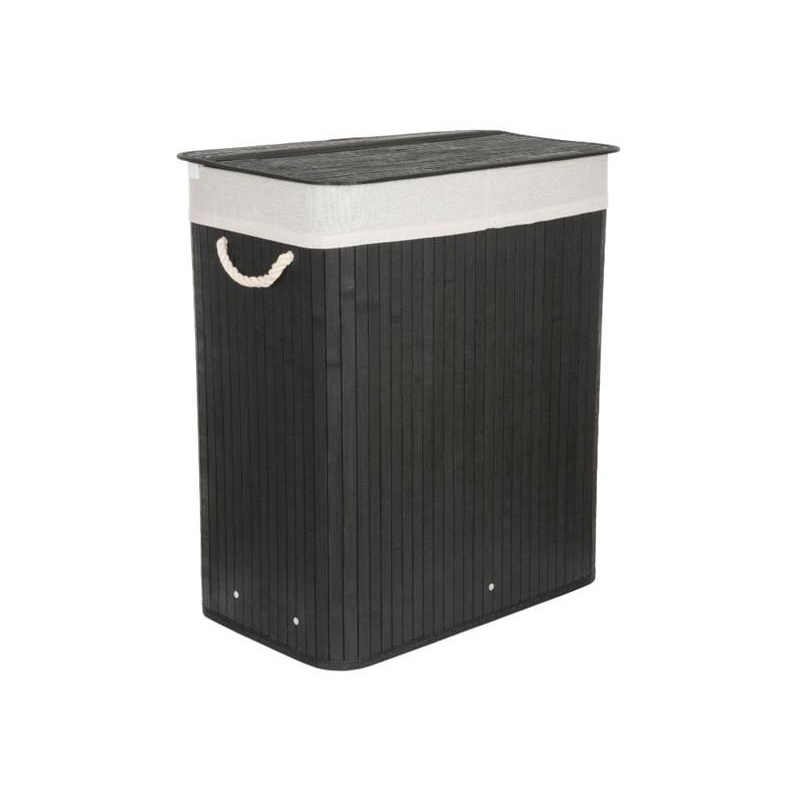 Kôš na bielizeň G21 Bambus 105l Black