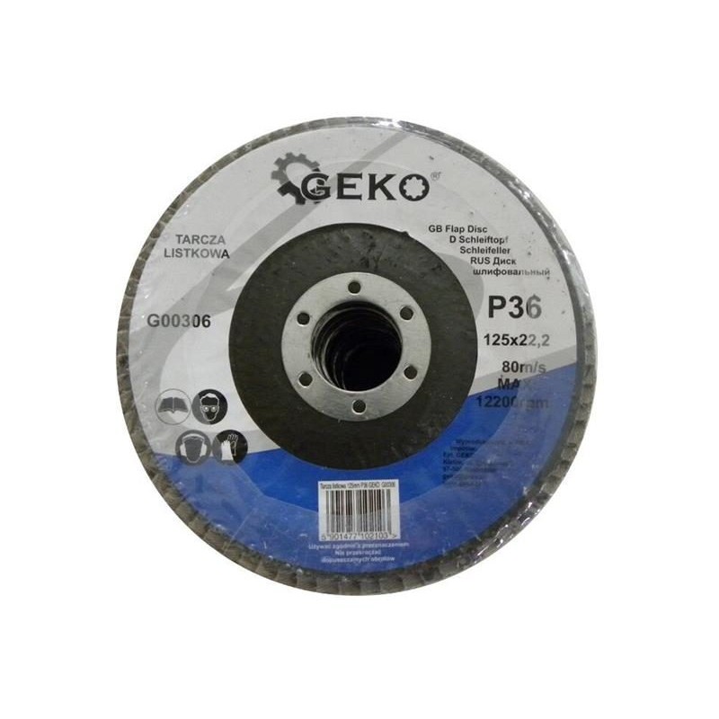 Kotúč na kov lamelový 125mm P36 GEKO G00306