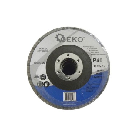 Kotúč na kov lamelový 115mm P40 GEKO G00300