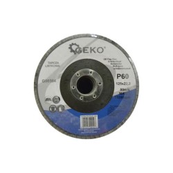 Kotúč na kov lamelový 125mm P60 GEKO G00304