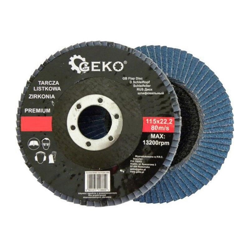 Kotúč na kov lamelový 125mm P60 Premium GEKO G78512