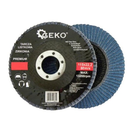 Kotúč na kov lamelový 125mm P60 Premium GEKO G78512