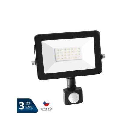 LED reflektor GETI GLF20P 20W s PIR čidlom