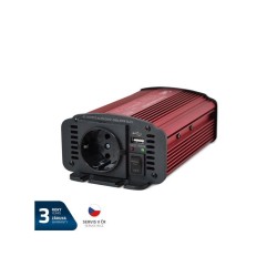 Menič napätia GETI GPI 312 12V/230V 300W USB Schuko