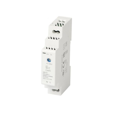 Zdroj spínaný na DIN lištu 5V/12W GETI GPS0512