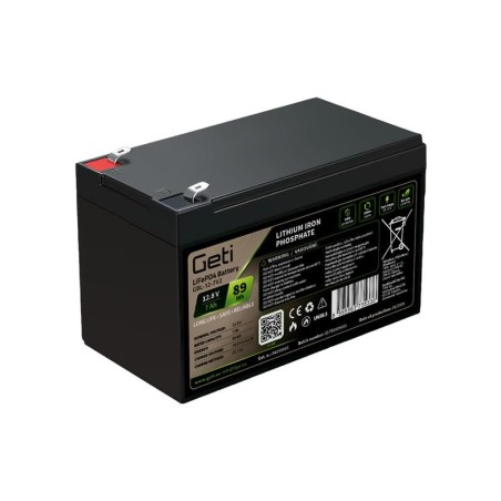 Batéria LiFePO4 12,8 V 7 Ah GETI GBL-12-7V2
