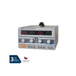 Zdroj laboratórny GETI GLPS 3005E 2x0-30V/ 0-5A+ (5V-3A)