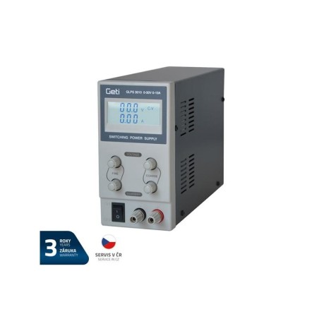 Zdroj laboratórny GETI GLPS 3010 0-30V/ 0-10A