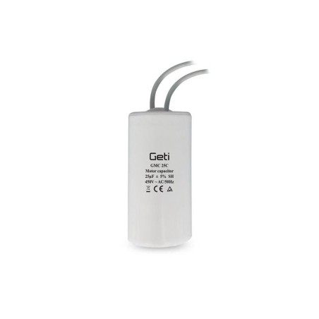 Kondenzátor rozbehový motorový 25uF 450V GETI GMC 25C