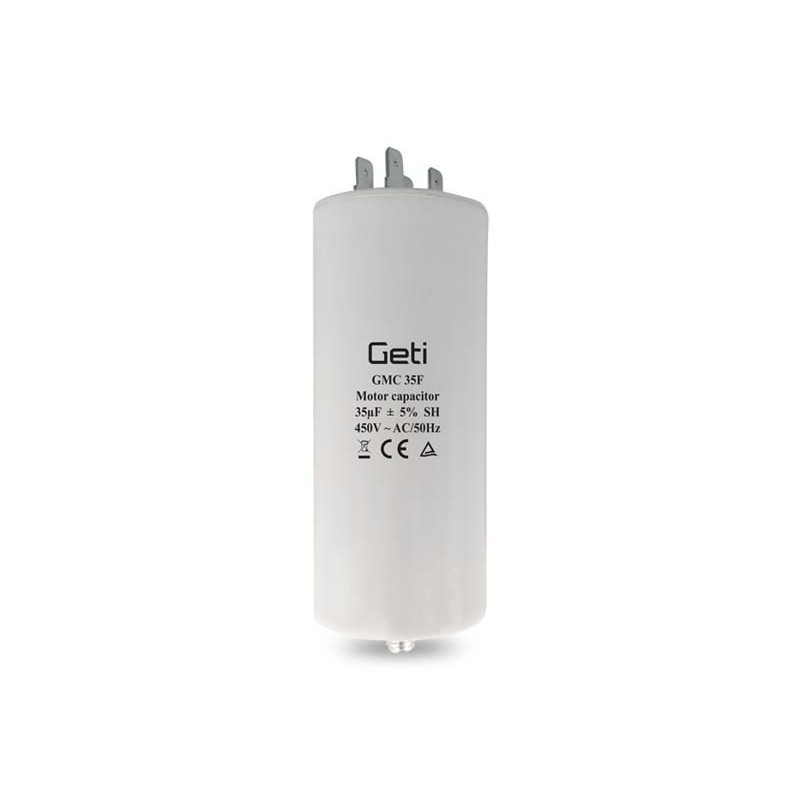 Kondenzátor rozbehový motorový 35uF 450V GETI GMC 35F