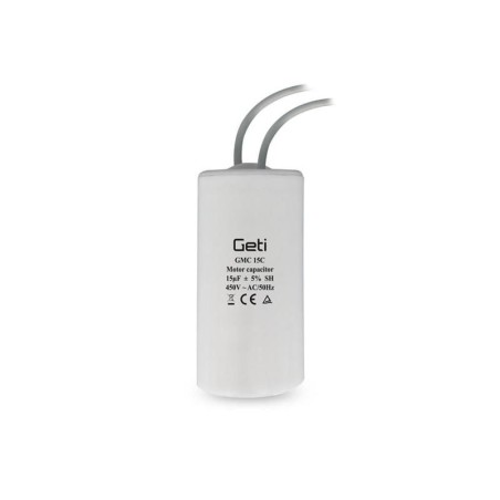 Kondenzátor rozbehový motorový 15uF 450V GETI GMC 15C