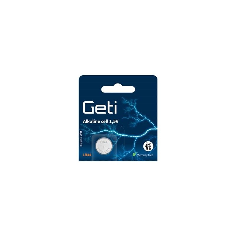 Batéria LR44 (AG13) GETI alkalická