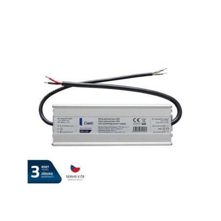 Zdroj spínaný pre LED 12V/120W GETI LPV-120
