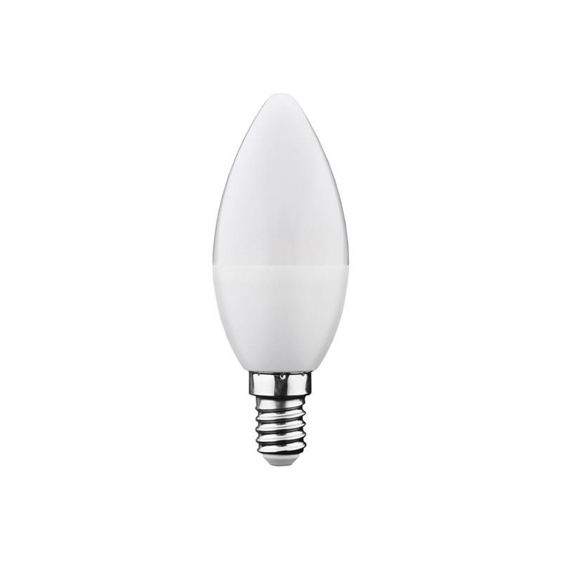 Žiarovka LED E14 6W C37 biela teplá GETI SAMSUNG čip