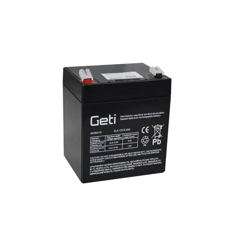 Batérie olovená 12V 5.0Ah GETI