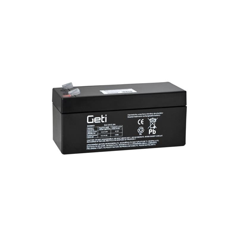 Batérie olovená 12V 3.3Ah GETI
